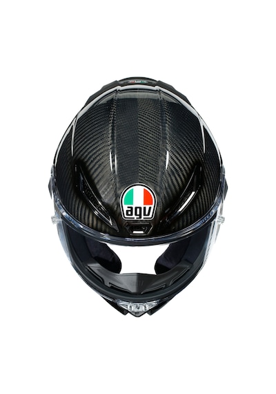 Agv Pista GP RR Mono Glossy Carbon Kapalı Kask Karbon Siyah