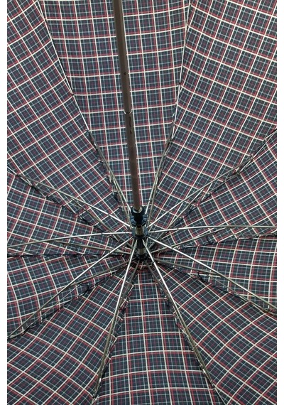 Baginn Snotline-april Kadın Şemsiye Otomatik Açılır 10telli Kapalı Boyut 40 CM 95 CM Çap Vizon Ekose 001