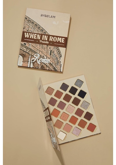 Sheglam 23 Renkli Göz Farı Paleti, Mat & Metalik Tonlar, Yoğun Pigment Earth Colors