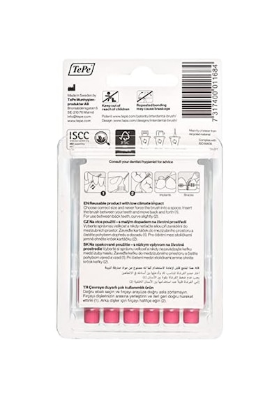 0.4 Mm 0 Beden Diş Arası Fırçası Pembe 1 X 6 Adet