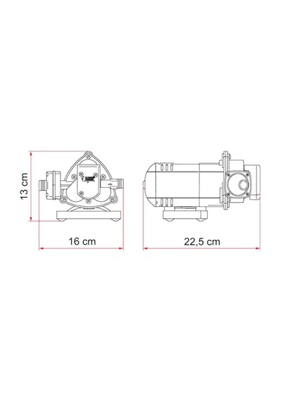 Fiamma Aqua 8 Hidrofor 10 Litre/dk 1,5 Bar - 12v-677