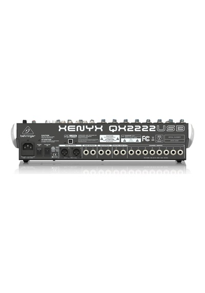 Behringer Qx2222Usb Kompresörlü Premium 22-Giriş 2/2-Bus Mixer Fx