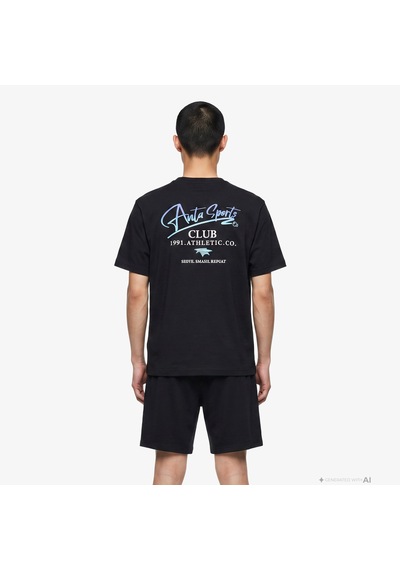 Anta Serve Smash Repeat Erkek Siyah T-shirt 852628107 2800282