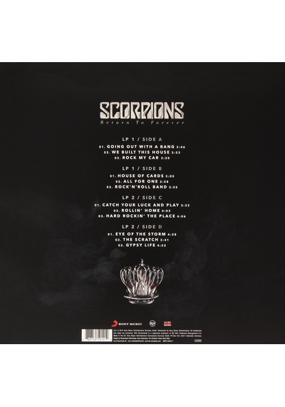Scorpions - Return To Forever - Plak 2 Lp Ambalajında