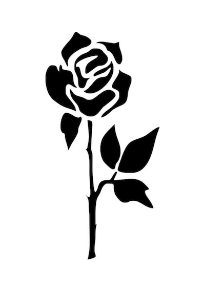 Gül Çiçek Charm Sticker Araba 2