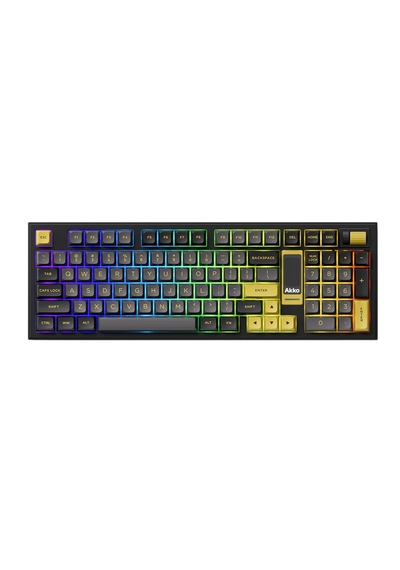 Akko 5098b Black Gold V3 Piano Pro Switch Hotswap Rgb Kablosuz İngilizce Mekanik Gaming Klavye