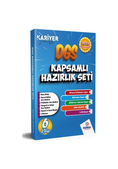 Dgs Video Çözümlü Kapsamlı Hazırlık Seti