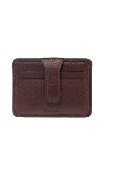 Kahve Cüzdan & Kartlık Unisex 539 Grande Deri Cüzdan Kartlık kahverengi