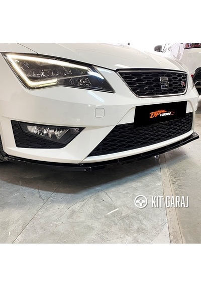 Seat Leon 2012 Mk3 Fr Parlak Siyah Ön Lip Plastik Boyalı