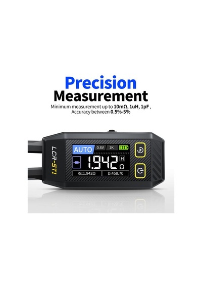 Fnırsı Lcr-st1 Mini Akıllı Dijital Cımbız Lcr Smd Esr Transistör Test Cihazı %50