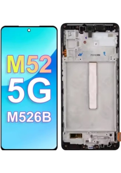 Te Samsung Uyumlu M52 5g M526 Çıtalı Lcd Ekran Servis