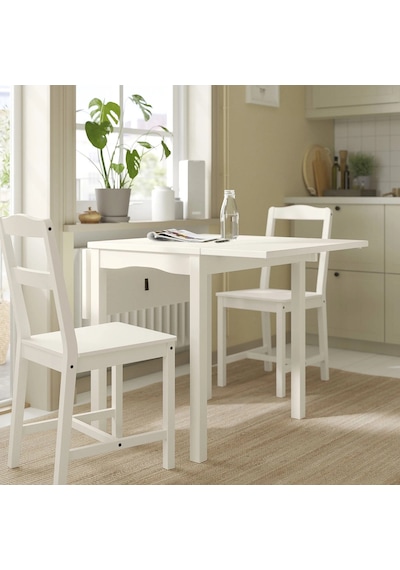 Ikea Beyaz Şık Yemek Masası - Katlanır Mutfak Masası