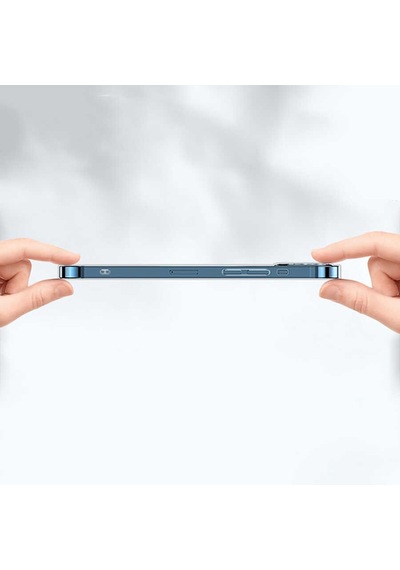 Apple Uyumlu iPhone 13 Pro Max Kılıf Şeffaf Sert Pc Zore Sararmayan Vayt Kapak