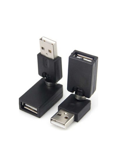 Usb Uzatma Aparatı 360 Derece Dönen Dişi Erkek Usb 2.0 Çevirici