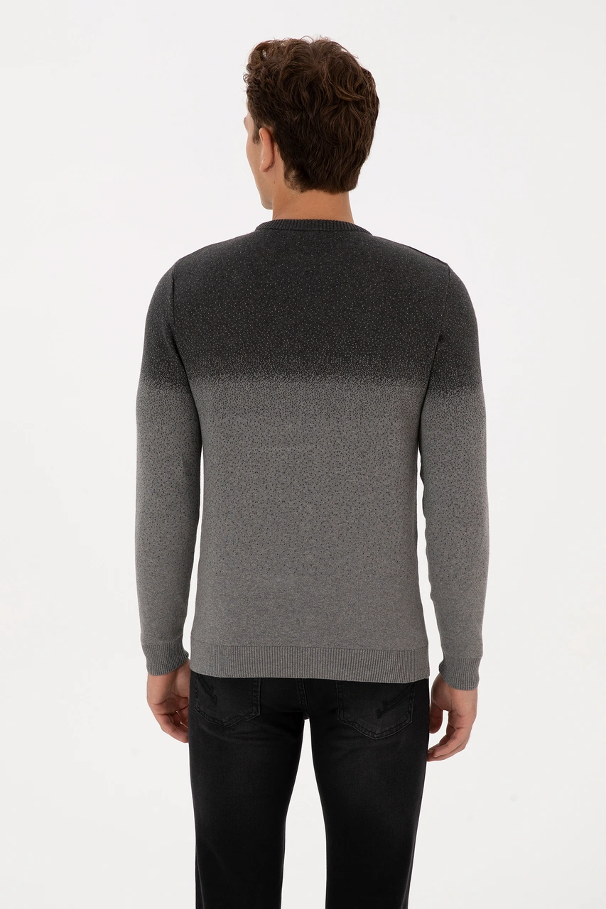U.S. Polo Assn. Erkek Regular Fit Bisiklet Yaka Antrasit Melanj Kazak 50307871-VR081 U.S. Polo Assn. Erkek Regular Fit Bisiklet Yaka Antrasit Melanj Kazak 50307871-VR081