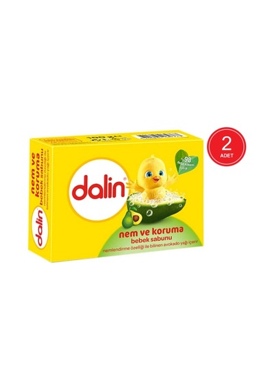 Dalin Avokadolu Nem ve Koruma Bebek Sabunu 100 G x 2