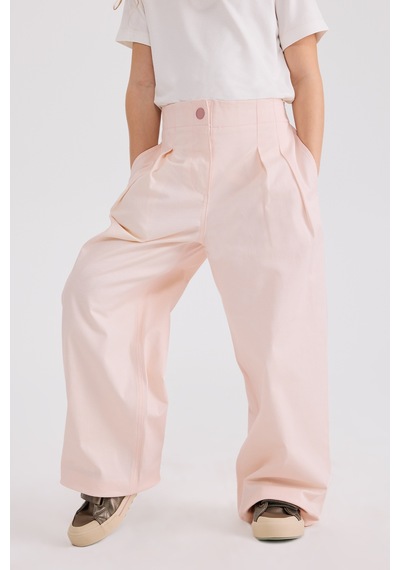 Panço Kız Çocuk Pudra Pantolon 2611gk04021 Pembe