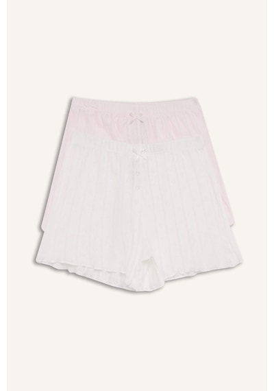 Defacto Kalp Desenli 2li Boxer Kız Çocuk H4182a826sppn344 Pembe-pn344
