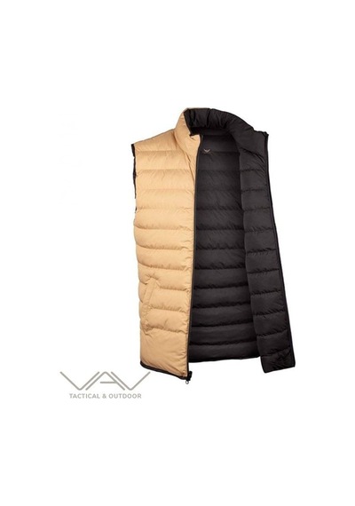 Vav Wesrıt 01 Çift Taraflı Yelek Bej-siyah - Xl Bej - Siyah
