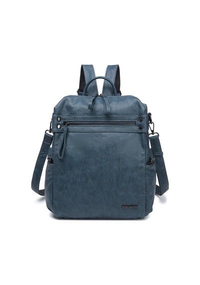Smart Bags Yıkama Deri Sırt Askılı Kadın Çantası 21-k Barcelona 1909 Lacivert