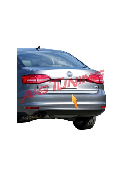 Volkswagen Jetta Krom Bagaj Alt Çıta Formlu 2014 Ve Üzeri Paslanm