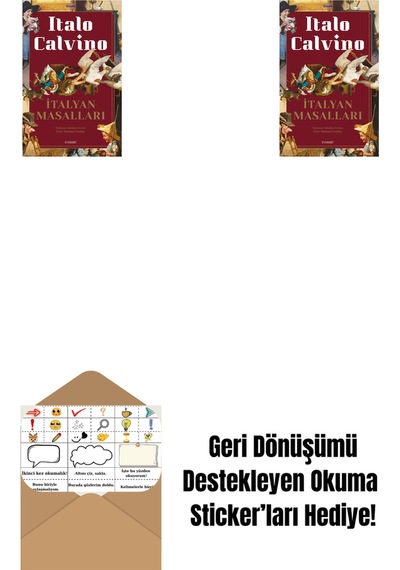 İtalyan Masalları Ciltli + İtalyan Masalları + Okuma Sticker'ları