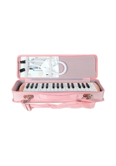 Lino 32 Tuşlu Çantalı Melodika Pastel  Pembe