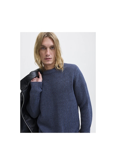 Jack & Jones Jjedover Knıt Crew Neck Sn Lacivert