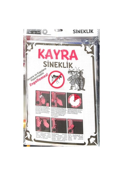 Hazır Sineklik Çift Kanat Uzunluk 130 Genişlik 150 Tül