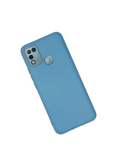 İnfinix Hot 10 Play Kılıf Nano İçi Kadife Silikon - Mavi 0.2M-Çok Renkli