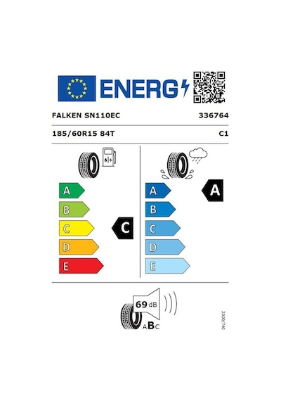 Falken 185/60 R15 TL 84T Sincera Sn110 Ecorun Yaz Lastiği 2025