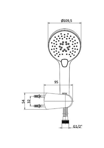 Eca Purity Mafsallı Duş Seti Banyo Üst Takım 102117367 3 Fonksiyonlu Krom