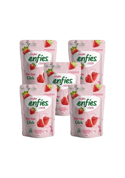 Yayla Enfies Freeze Dried Çilek 15 G X 5 Adet