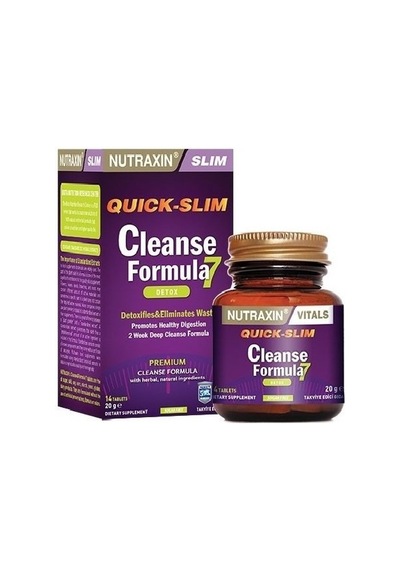 Nutraxin Cleanse Formula 7 14 Tablet