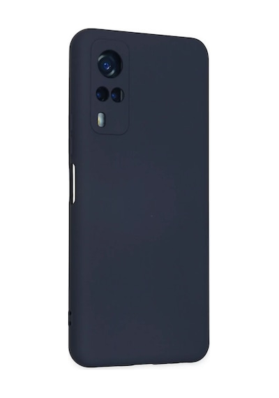 Vivo Y53s Uyumlu Kılıf Nano İçi Kadife Silikon - Lacivert