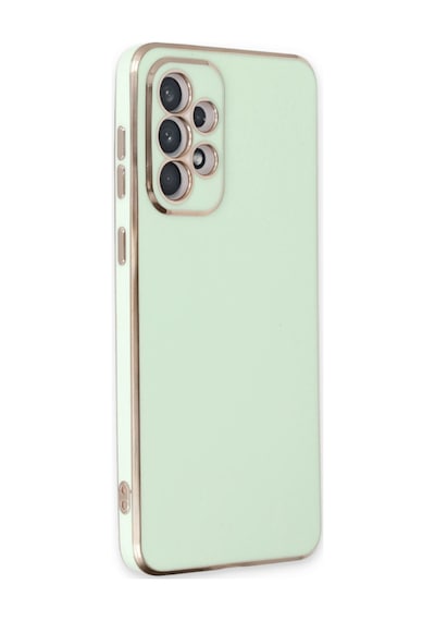 Galaxy Uyumlu  A73 5g Kılıf Volet Silikon - Açık Yeşil