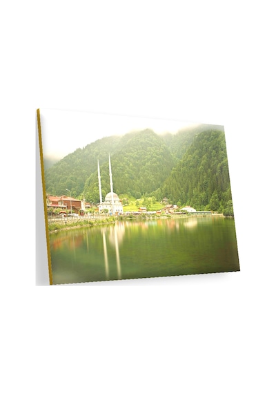 Cakasepetim Trabzon Uzungöl Cami Ve Ormanlar Ahşap Mdf Tablo