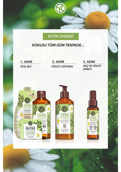 Yves Rocher Vücut Losyonu - Nemlendirici Besleyici Tazeleyici Mine Çiçeği Papatya -vegan 390 Ml