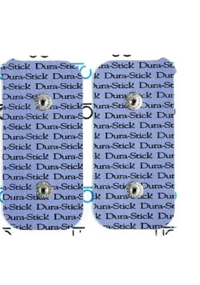 Chattanooga Dura-Stick Plus 5 x 5 CM Çıt Çıtlı Kare Tens Pedi 4'lü + 5 x 10 CM Çıt Çıtlı Tens Pedi 2'li