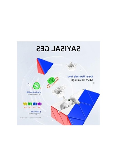 Mıknatıslı Hızlı Rubik Küp, Zeka Geliştirici Oyun Aracı