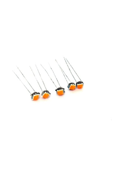 T5 Led Ampul Kıl Bacak Tel Bacak Kılçık Ampul TURUNCU (5 Adet)