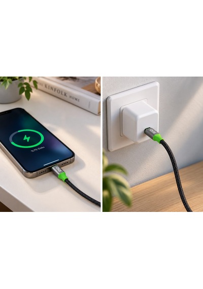 Flayse C606 Usb Type-c 3.0a Hızlı Şarj Ve Data Kablosu 100 Cm