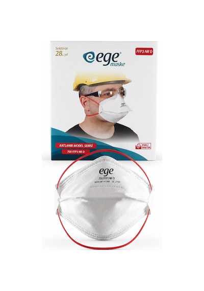 Ege 700 Ffp3 Nr N99 Ventilsiz Maske10'Lu