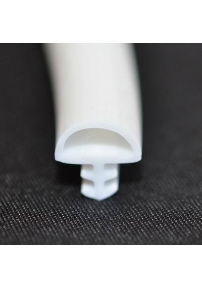 Yumuşak Pvc Kasa Fitili D Orta Tırnaklı Düz Beyaz 100 Metre
