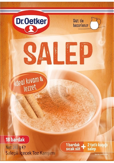 Dr. Oetker Sıcak Çikolata 243 Gr Ve Salep 252 Gr 4 Lü Karma Paket Set