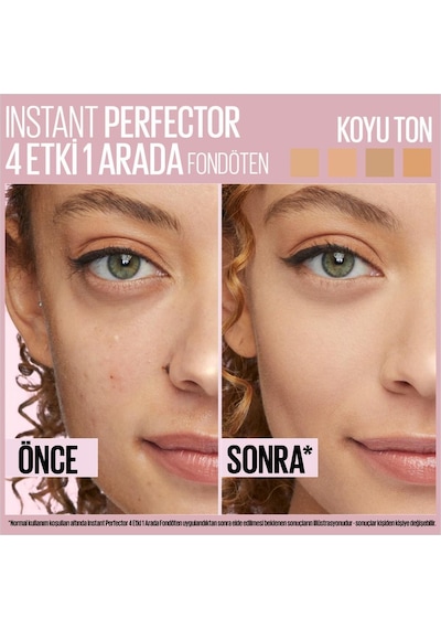 Maybelline New York Instant Perfector 4in1 Arada Fondöten Light Medium (Koyu Ton) 02