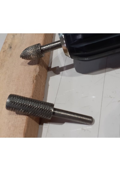 Matkap İçin Ahşap Metal Aşındırıçı Freze Uç Seti 6Mm 5 Adet İnce