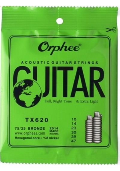 Orphee Tx620 Model 10-47 Akustik Gitar Tel Seti-Pena