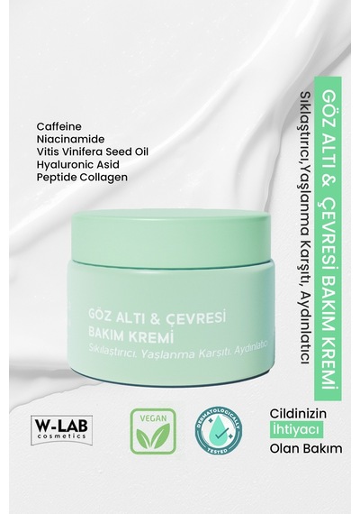 W-Lab Cosmetics Göz Çevresi Bakım Kremi 50 ML