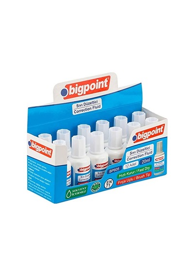 Bigpoint Sıvı Silici 20 Ml 12'li Kutu Genel